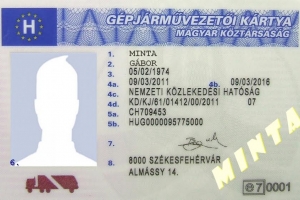 Gépjárművezetői kártya cseréje