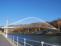 Zubizuri híd , Bilbao_Spanyolország